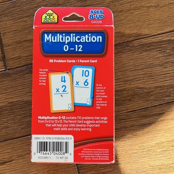 Kids Mathematics Flash Cards - Picture 2 of 4